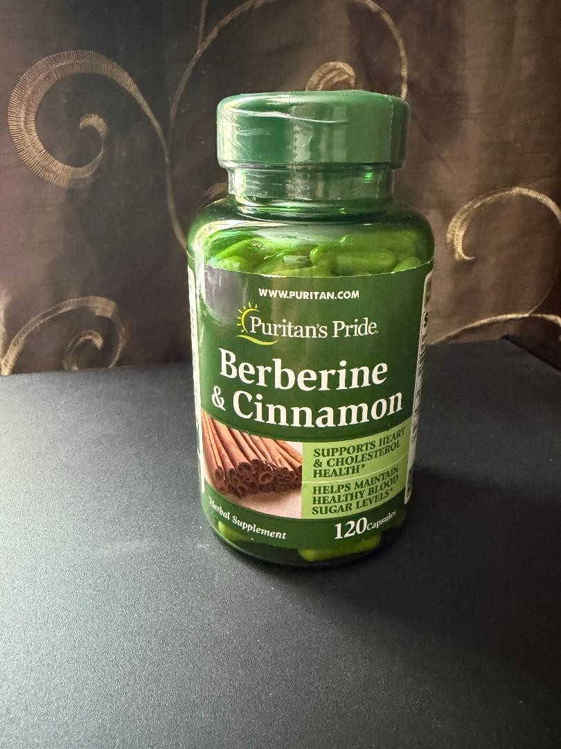 Puritan’s Pride  ~ Berberine and Cinnamon ~ 120   Capsules