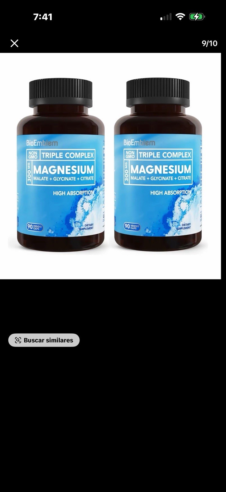 Triple Complex Magnesium Sleep Aid for Nighttime Support Muscle Nerves 90 Count
