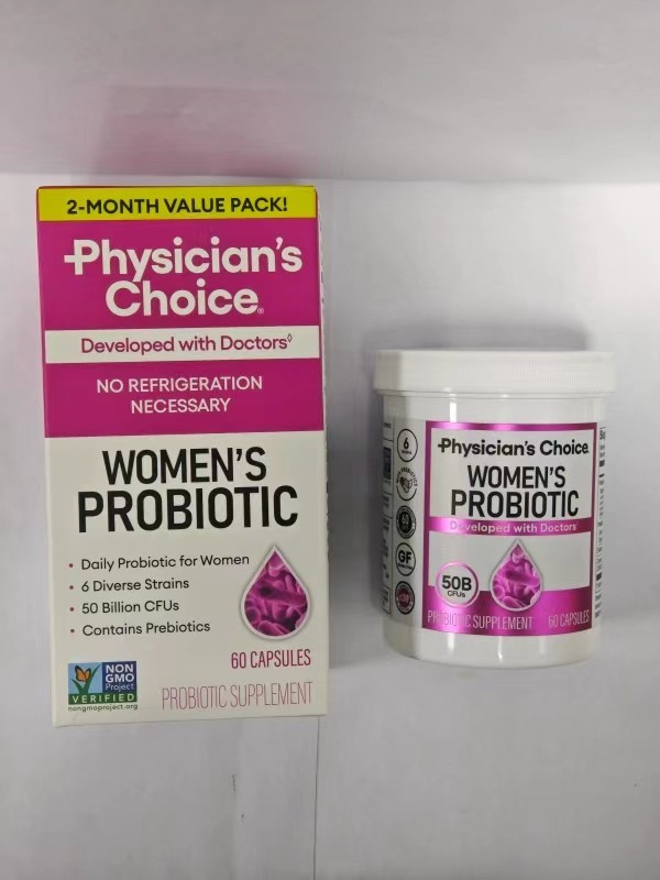 Physicians’ Choice Women’s Probiotic Dietary Supplement-60 Capsules- NEW IN BOX