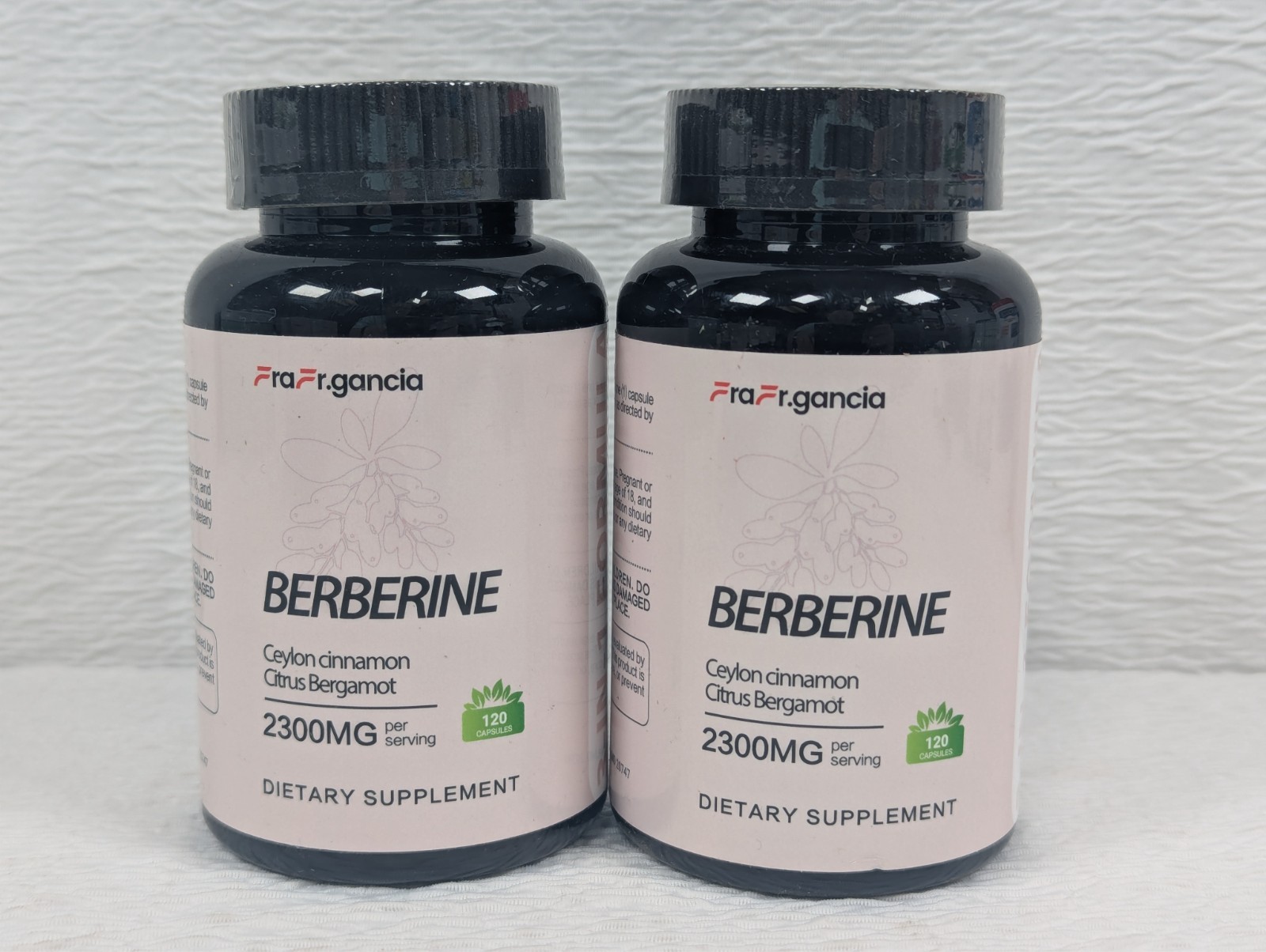Berberine – Dietary Supplement – 2300mg / 120ct – 2 pack – exp 09/27