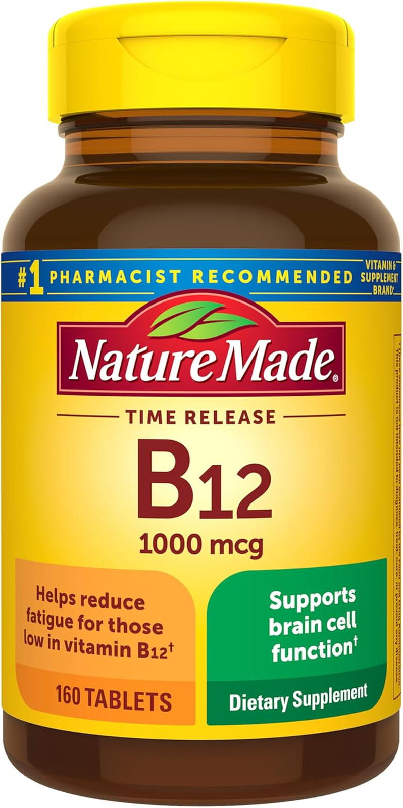 Vitamin B12 1000 Mcg, B12 Vitamins, Dietary Supplement for Energy Metabolism Sup