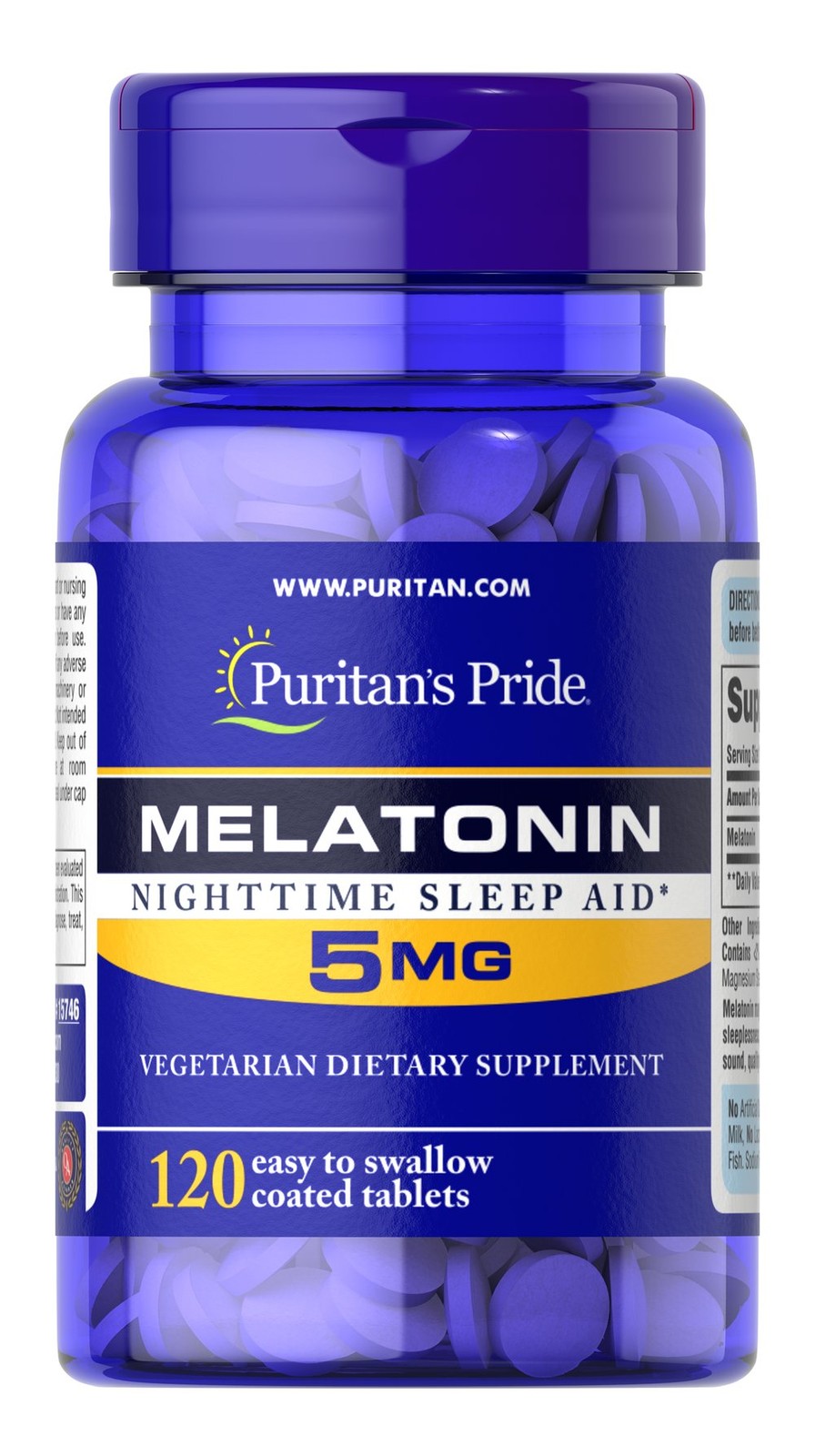 Puritan’s Pride Extra Strength Melatonin 5 mg – 120 Tablets