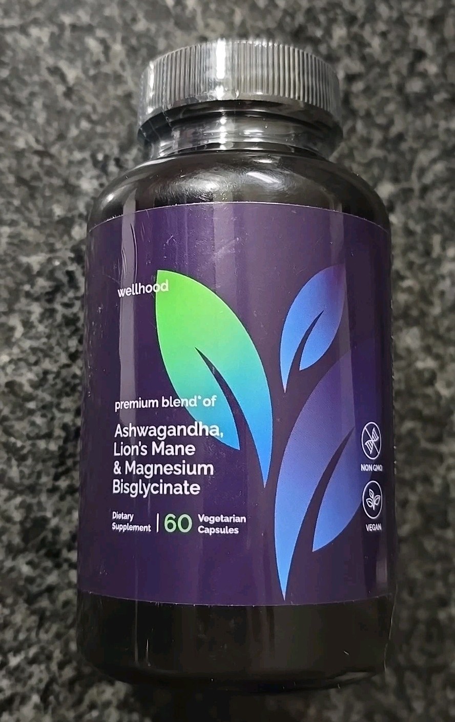 Stress Relief and Cognitive Support Supplement Ashwagandha Lion’s Mane BB 1/2027