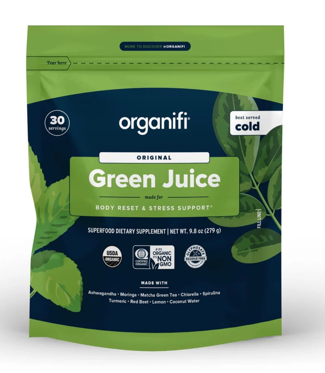Organifi Green Juice Brand New Original Mint Flavor  exp 10/2027