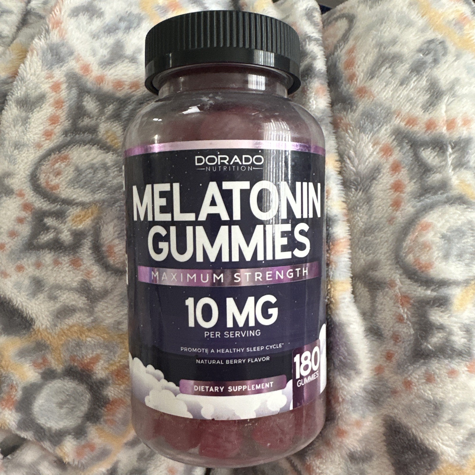 Melatonin Gummies 10mg Por Serving Mixed Berry Flavor New 180 Gummies