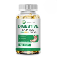Digestive Enzymes Prebiotic&Probiotics Gas,Constipation&Bloating Relief NEW