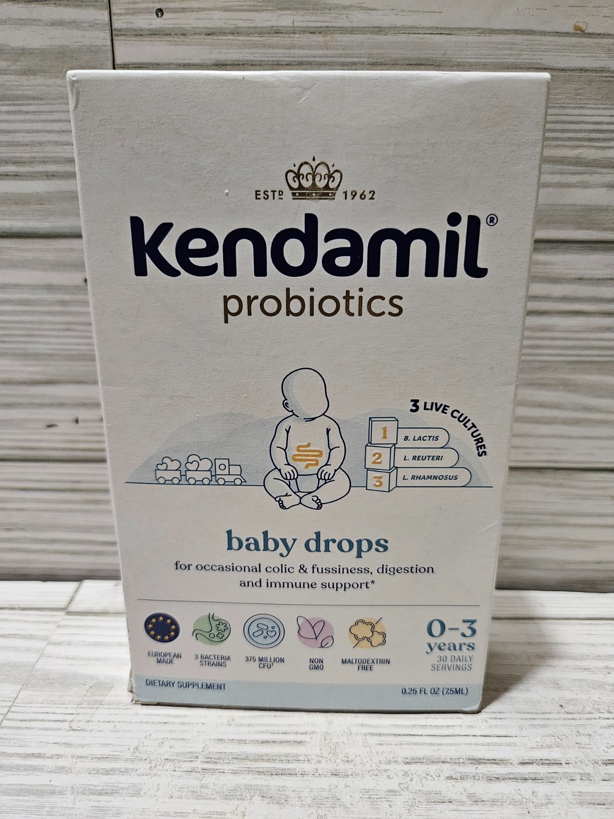 Kendamil Probiotics Baby Drops for Occasional Colic & Fussiness Immunity 10/2026