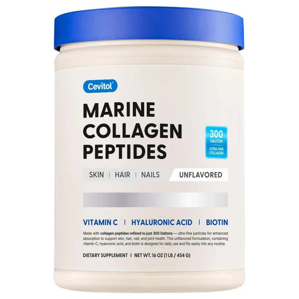 Cevitol Marine Collagen Peptides – Hydrolyzed Ultra-fine Collagen Powder for …