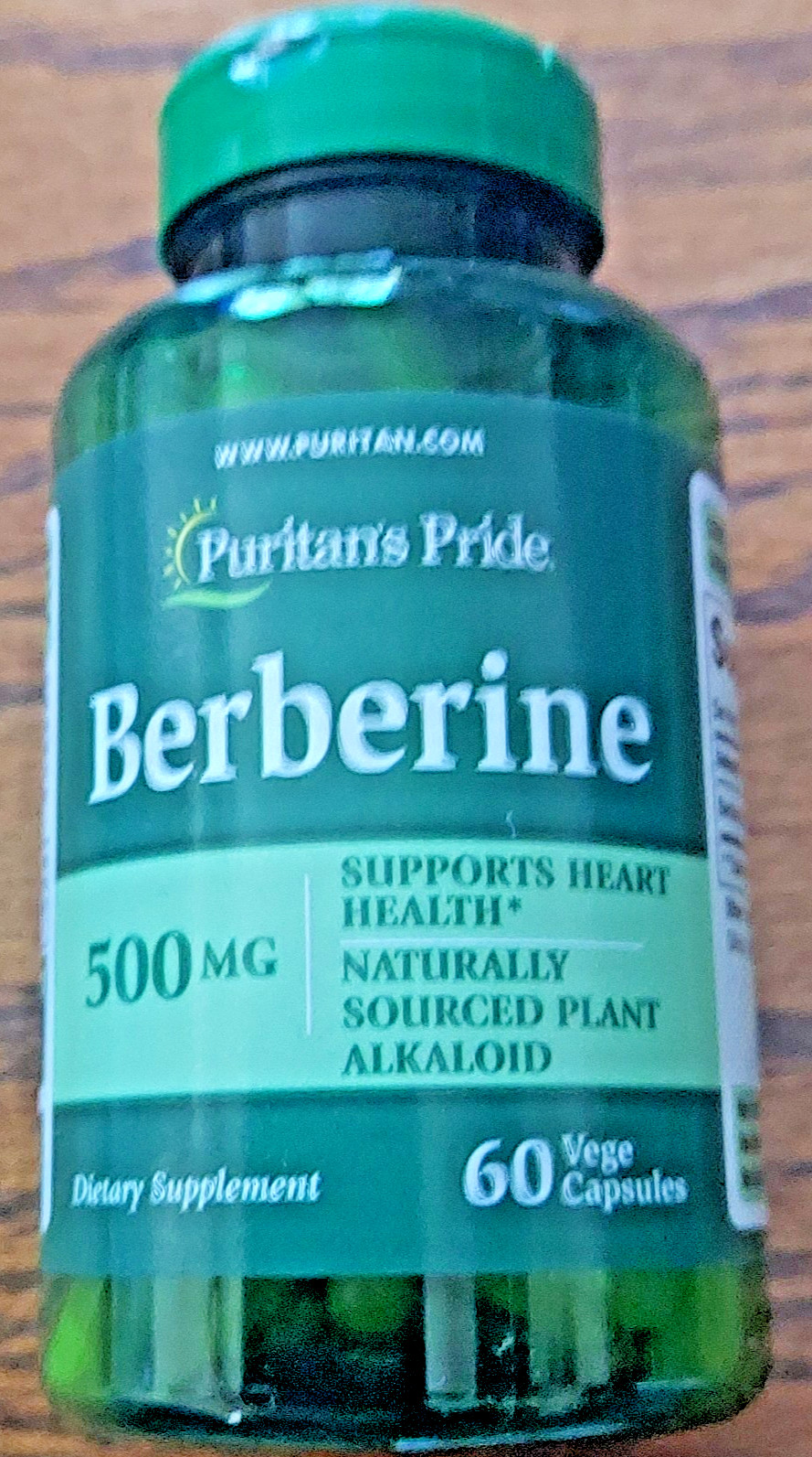 Puritan’s Pride Berberine 500 mg-   60 Vege Capsules exp. 05/27