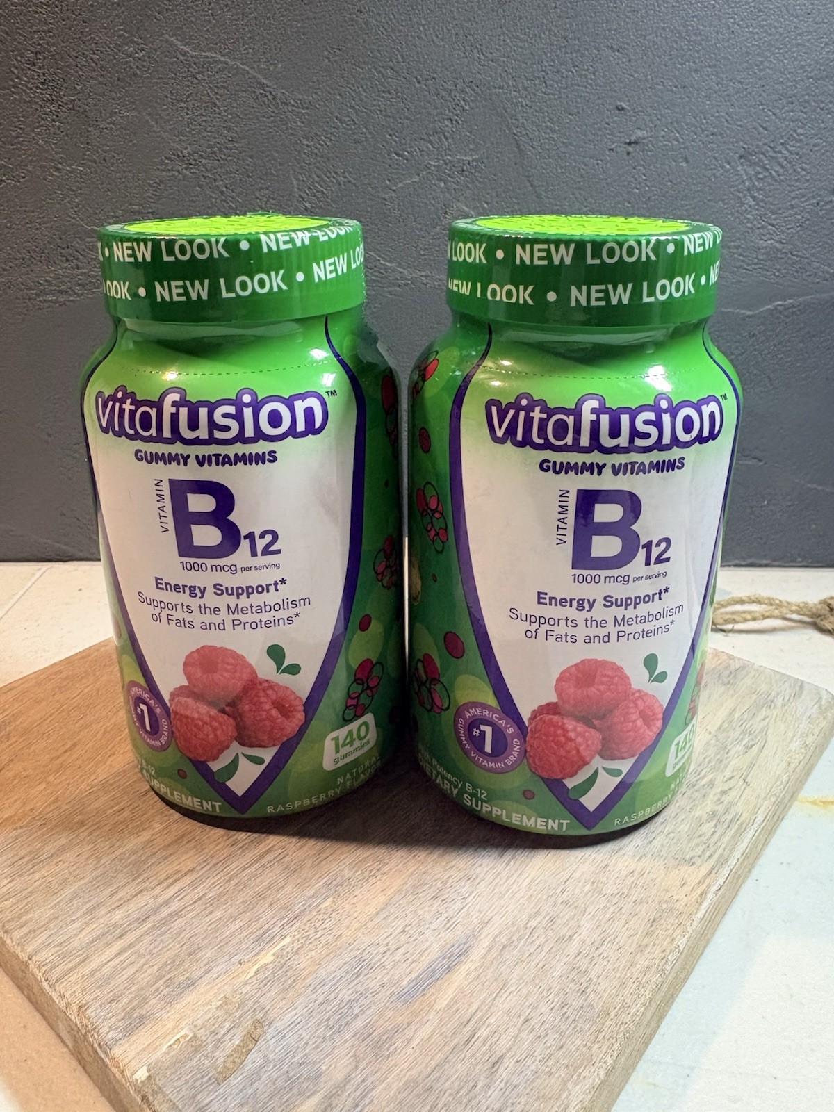 Vitafusion Vitamin B12 Gummy Vitamins for Energy Metabolism Support,140 Gummies