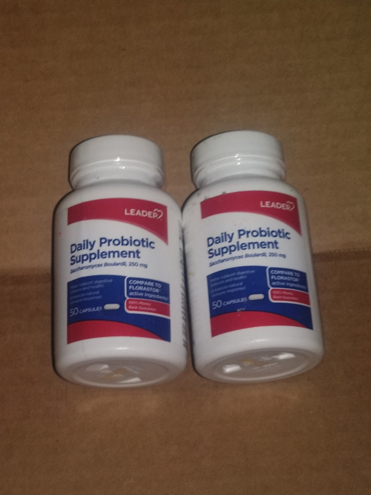 Leader Daily Probiotic Supplement 250 mg, 100 Capsules Cardinal Health