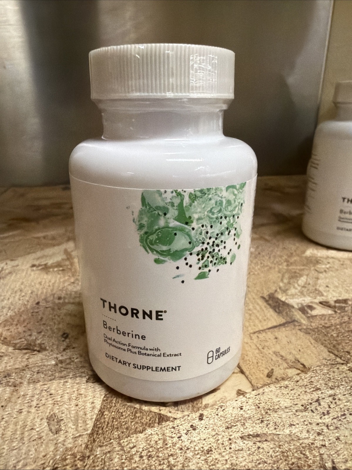 Thorne Berberine Supplement 1000mg Dual Action Formula 60 Capsules 12/26