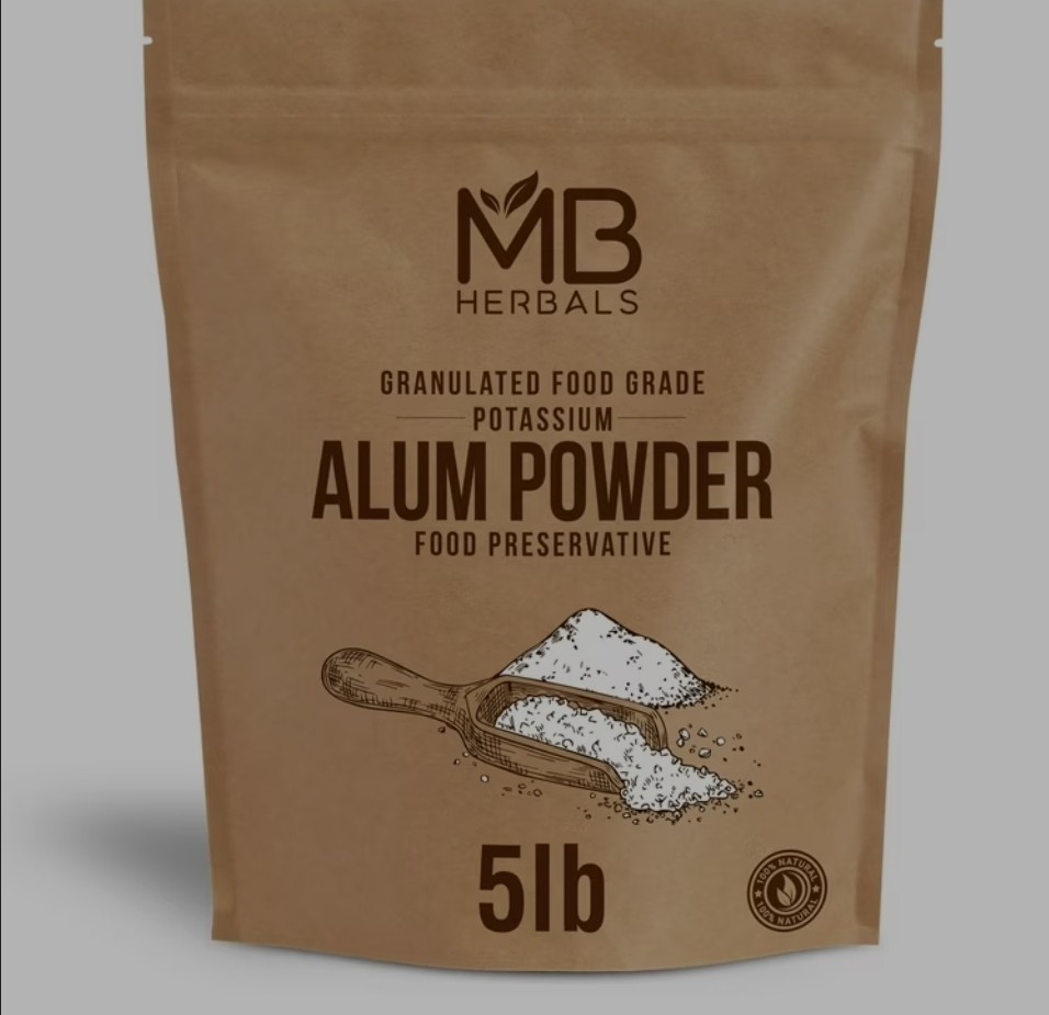 MB Herbals Alum Powder 5lb | Granulated Potassium Alum Powder | Pu