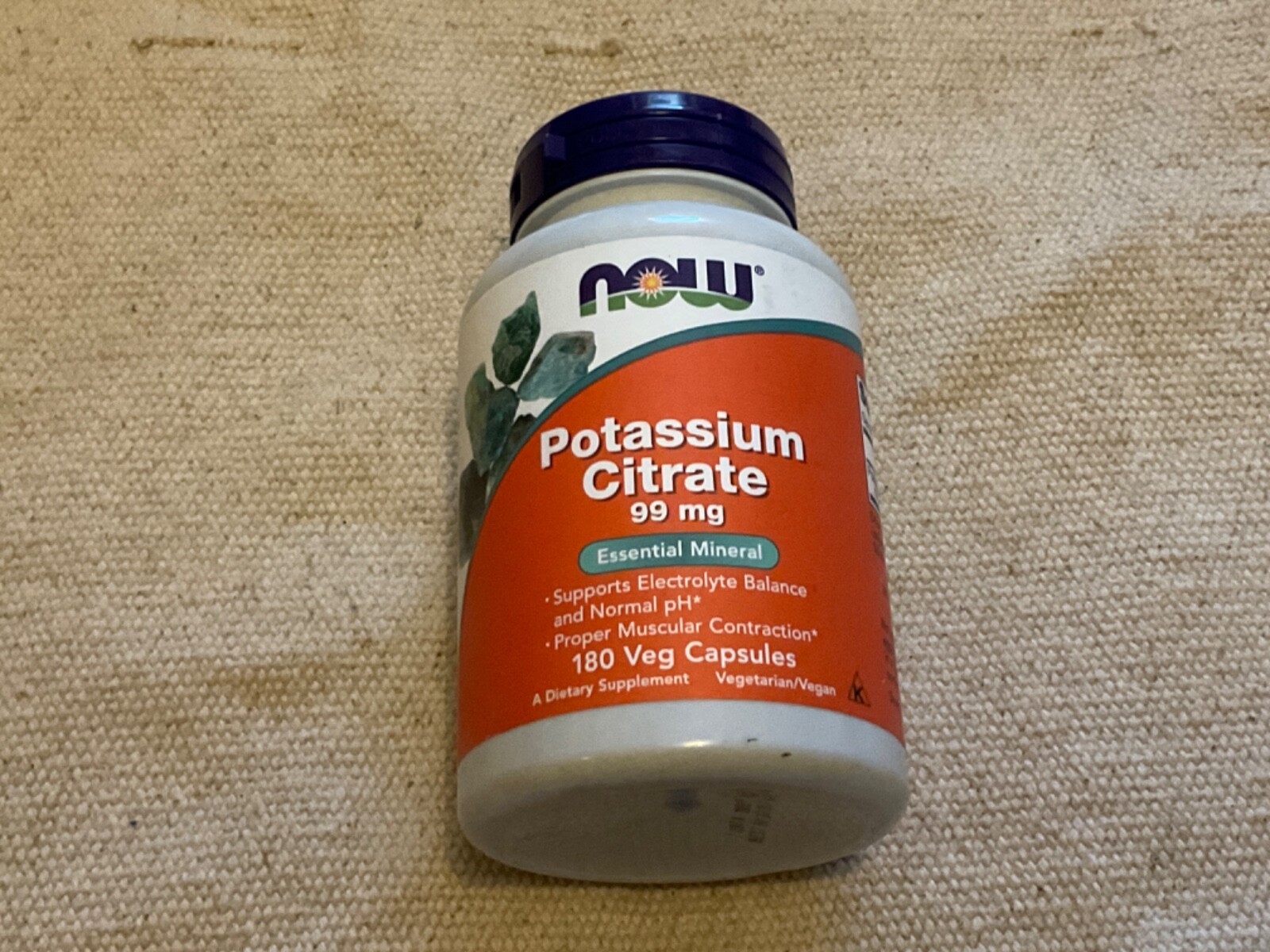 Potassium Citrate 99 mg – 180 Veg Capsules