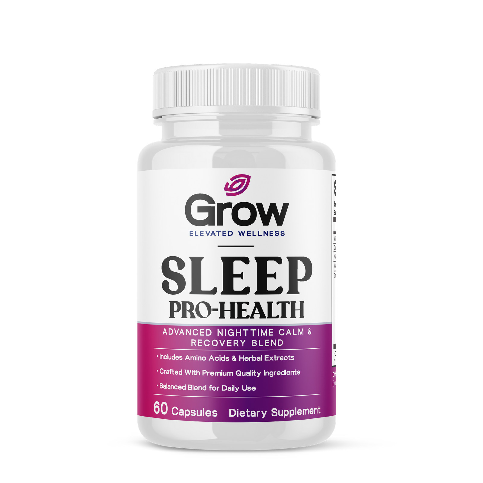 Melatonin Plus Sleep Aid 60ct,  Fall Asleep Fast and Stay Asleep, Sleeping Pills