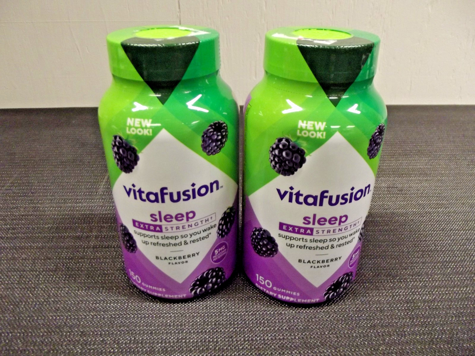 2x LOT Vitafusion Sleep AID PILL Supplement EXTRA STRENGTH Melatonin 300 Gummies