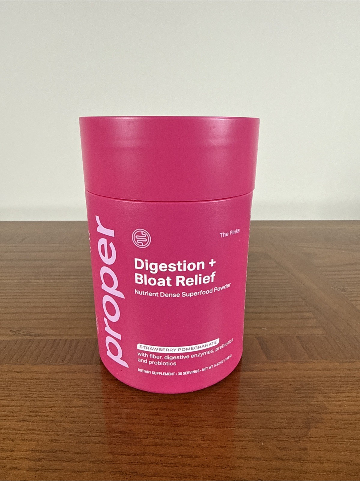 Proper The Pinks Digestion & Bloat Relief. Drink Mix wGut Health Probiotics New