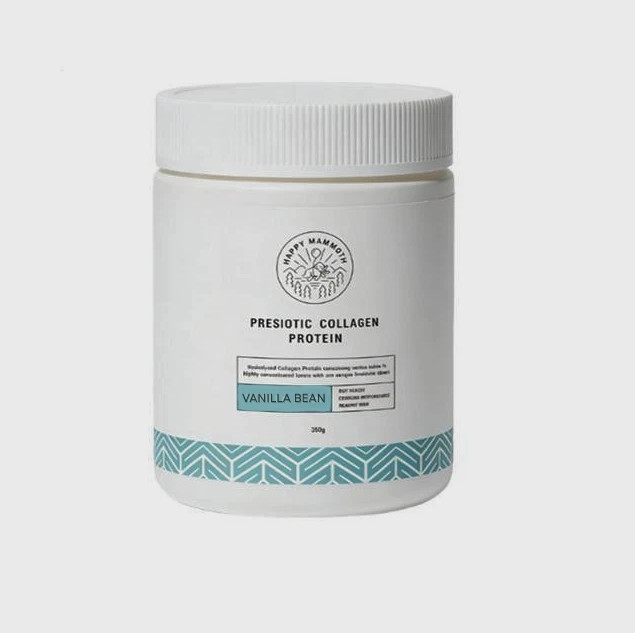 Happy Mammoth Prebiotic Collagen Protein Vanilla Bean
