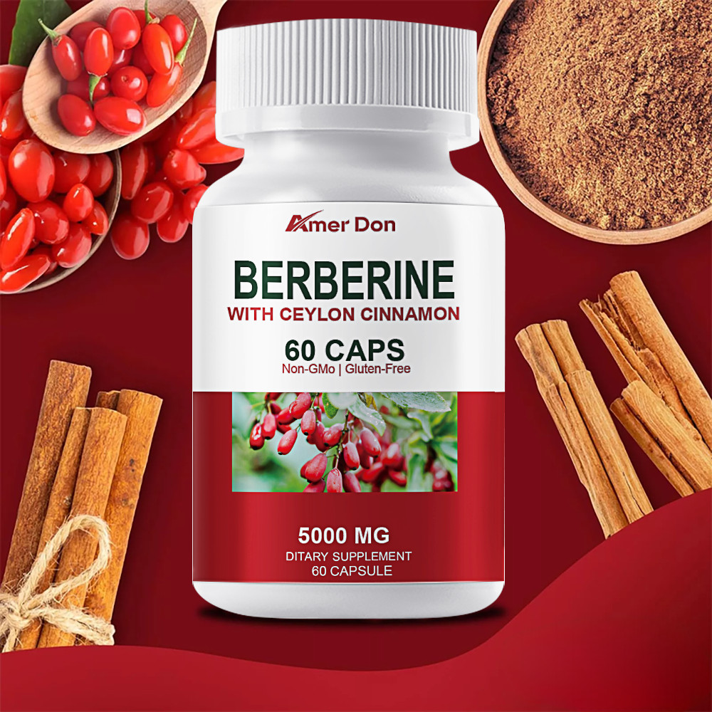 Premium Berberine HCL 5000mg Supplement – Berberine HCI Capsules High Absorption