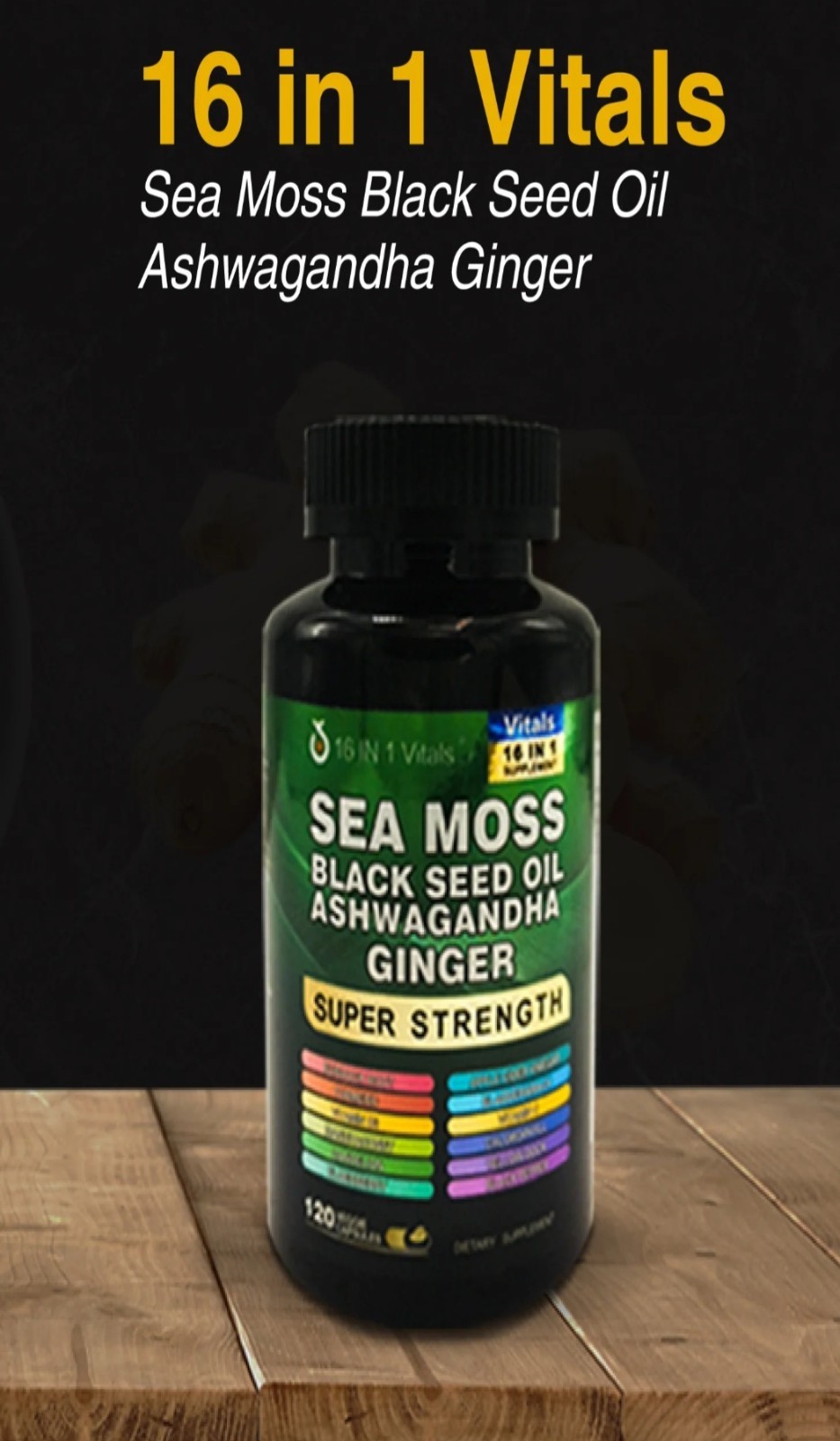 Sea Moss Black Seed Oil Capsules