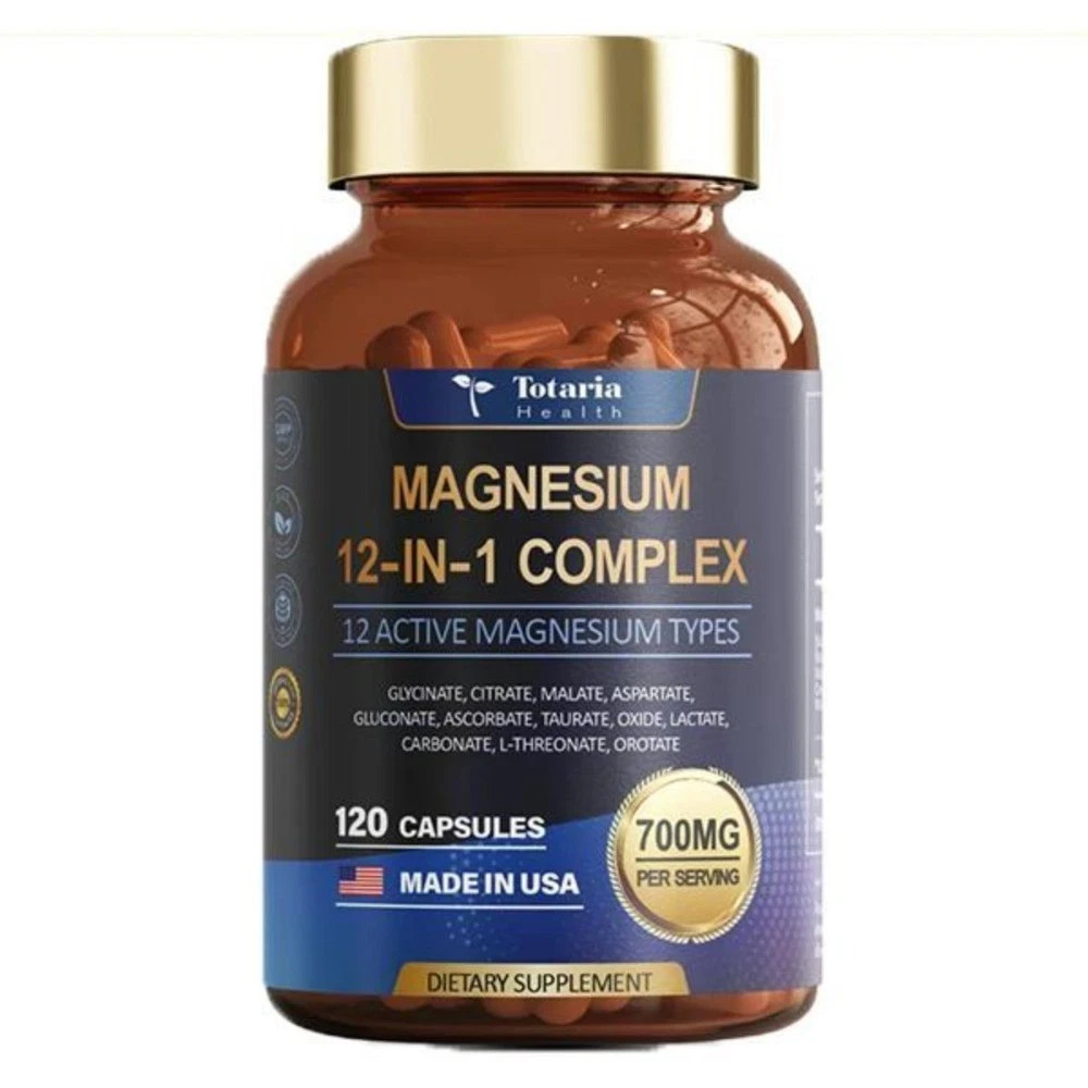 Magnesium Complex 700mg | 12-in-1 Glycinate Citrate Taurate Supplement
