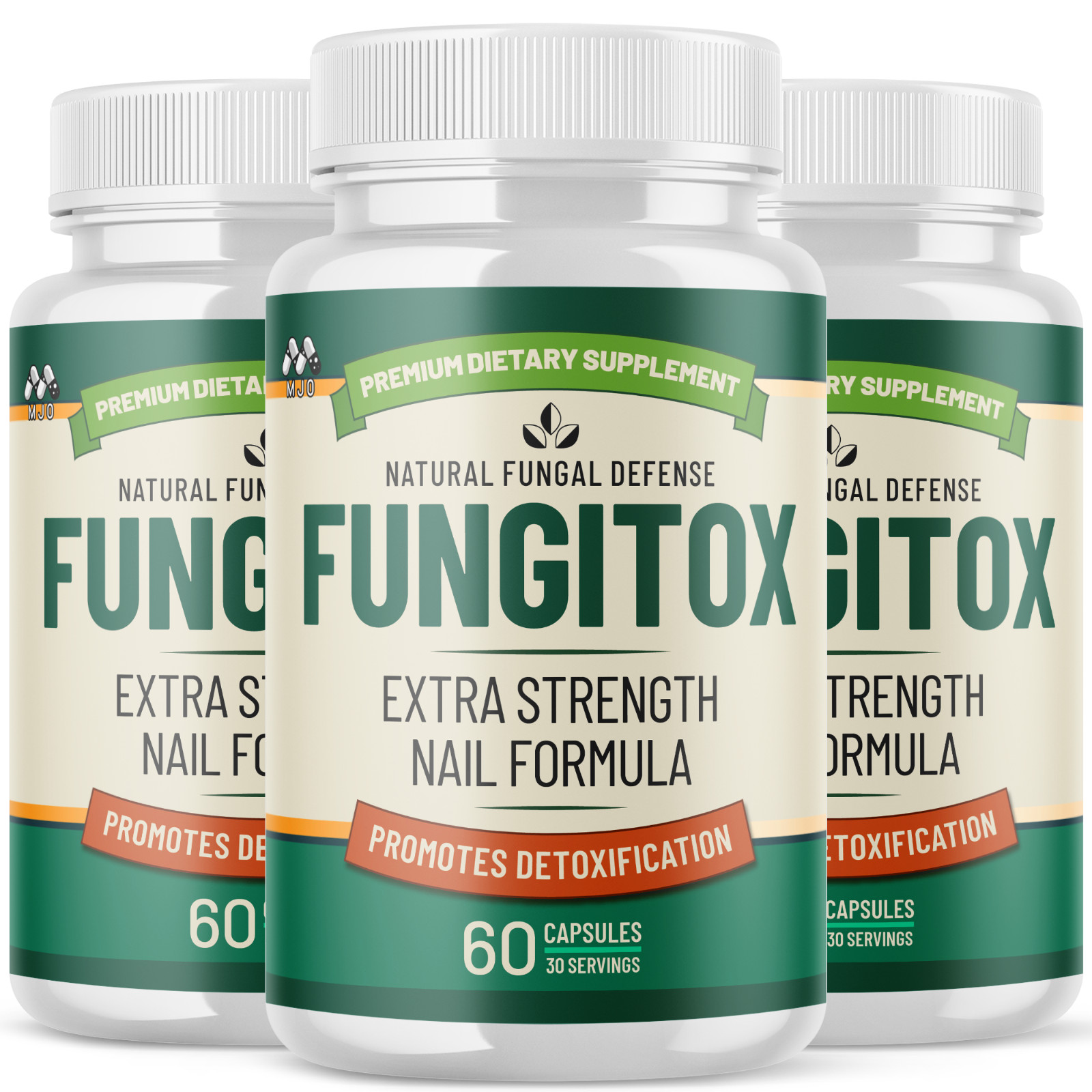(3 Pack) Fungitox Probiotic Supplement For Nail Health Fungi Tox 180 Capsules