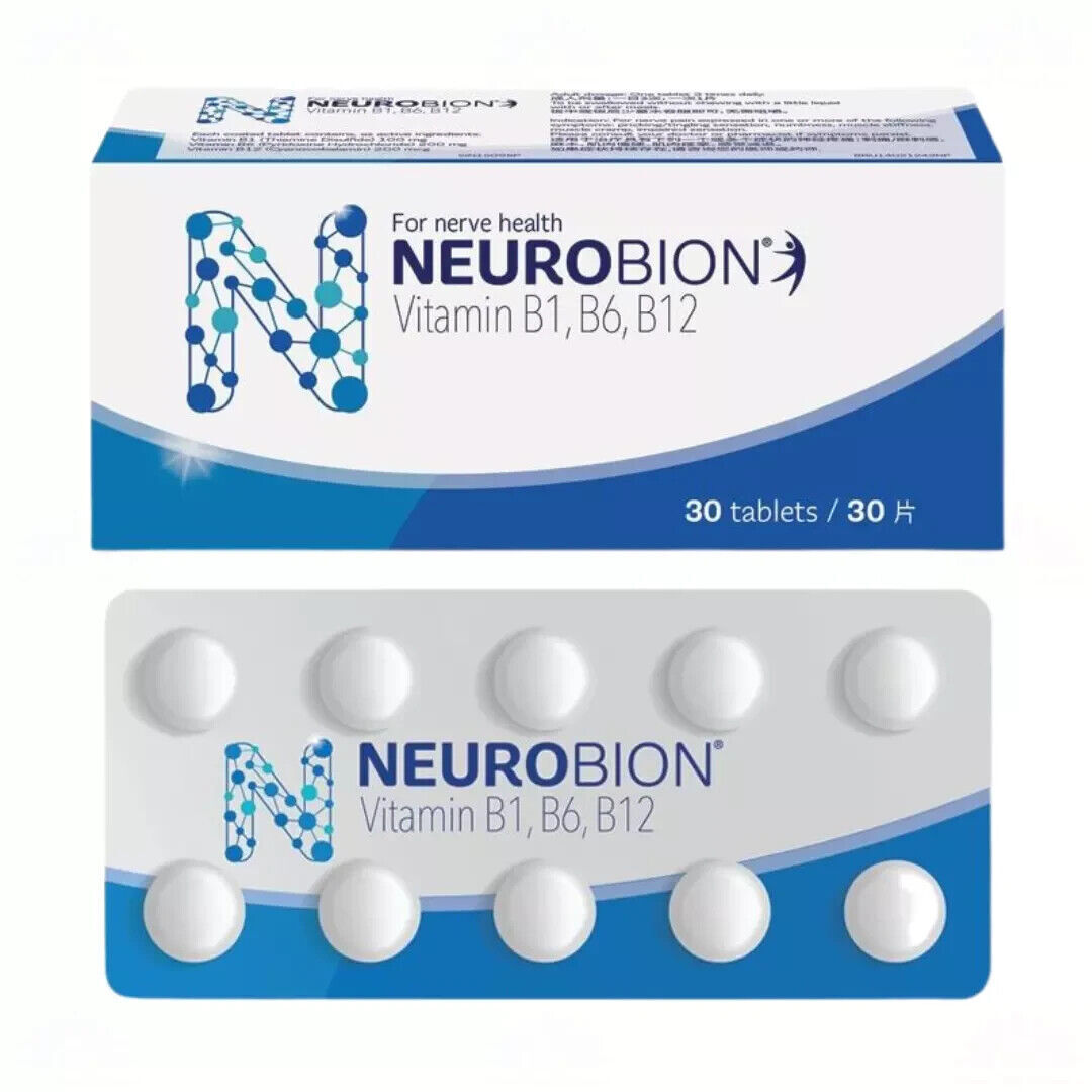 Neurobion 60’s Vitamin B1, B6, B12 Improves Nerve Health & Function