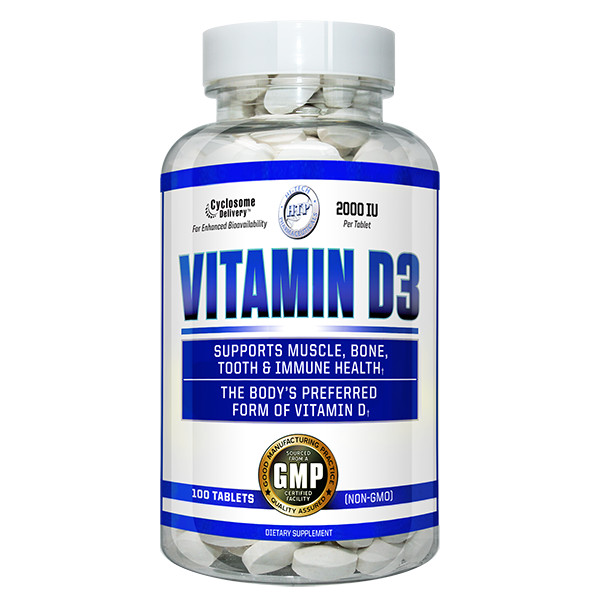 Hi-Tech Pharmaceuticals Vitamin D3 100ct 2000 IU Phospholipid Cyclosome Delivery