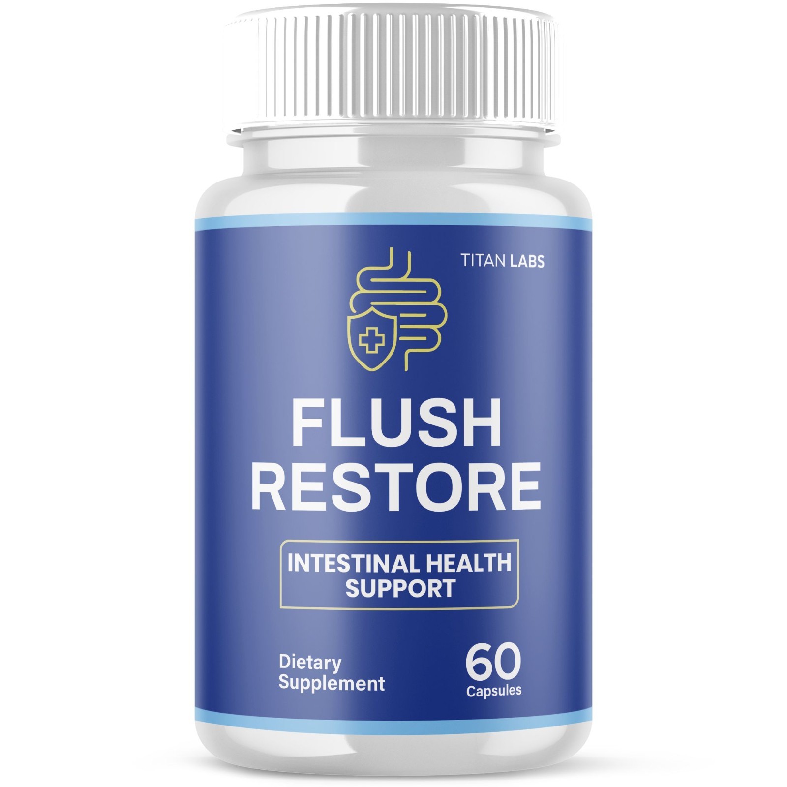 (1 Pack) Flush Restore Probiotic For Gut Health & Digestive Function 60 Capsules