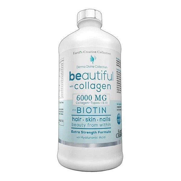 Earth’s Creation Beautiful Liquid Collagen 6000 mg 16 fl oz