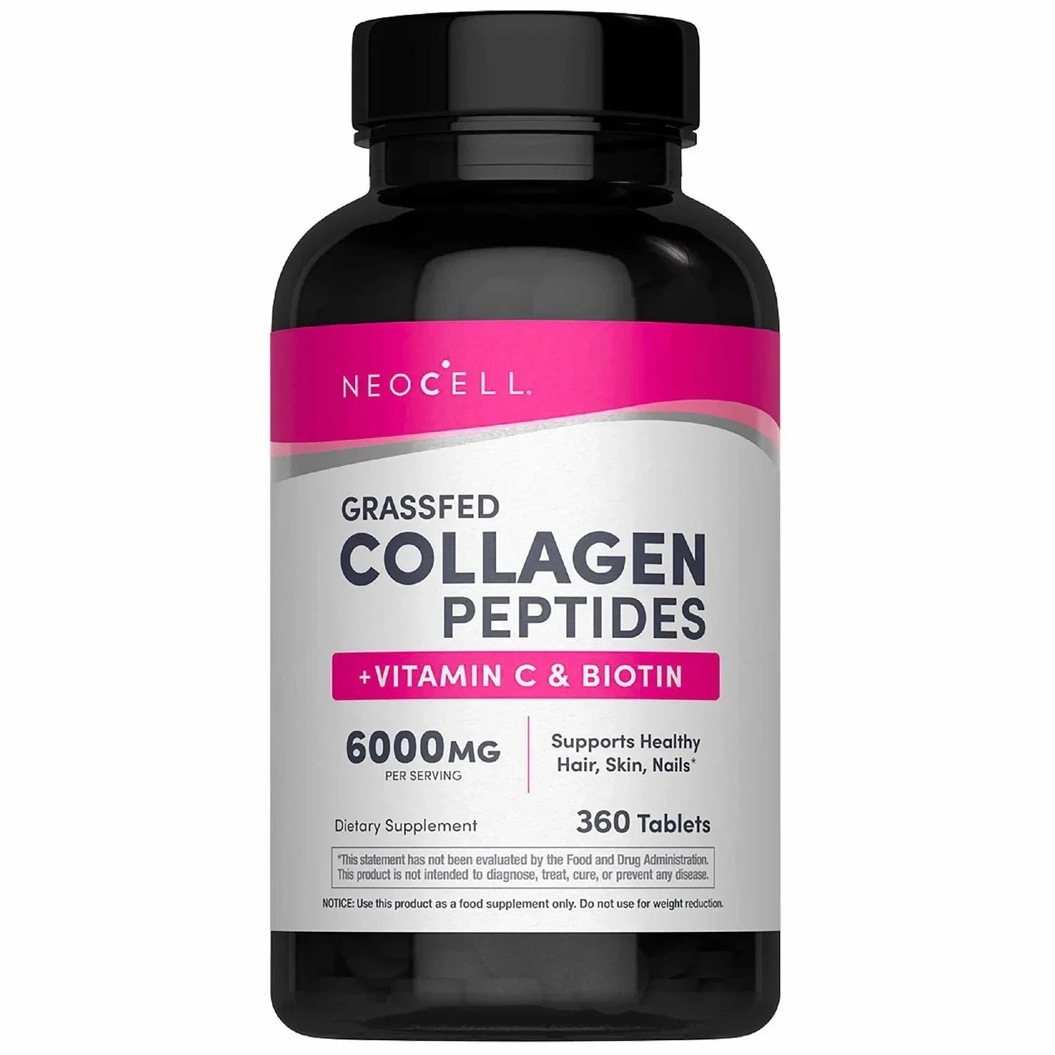 NeoCell Super Collagen + Vitamin C & Biotin Tablets 360 ct. FREE SHIPPING