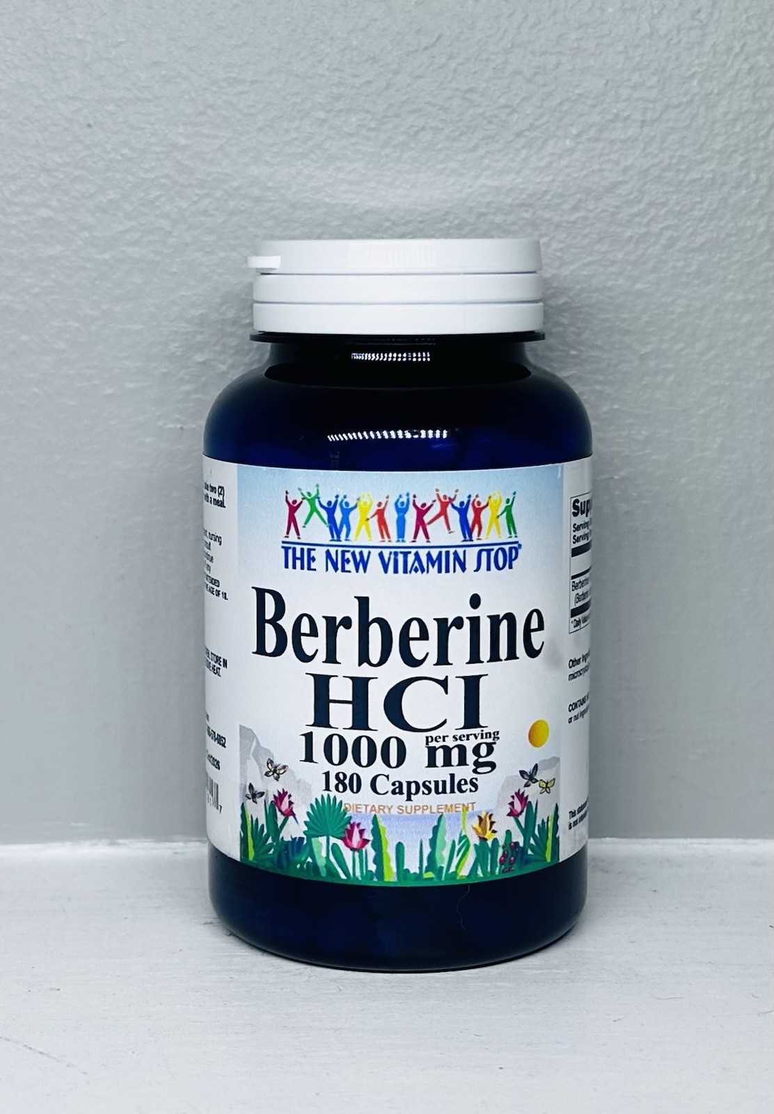 Berberine HCI 1000mg 180caps (Berberis Aristata) Vitamins Because- NEW SEALED