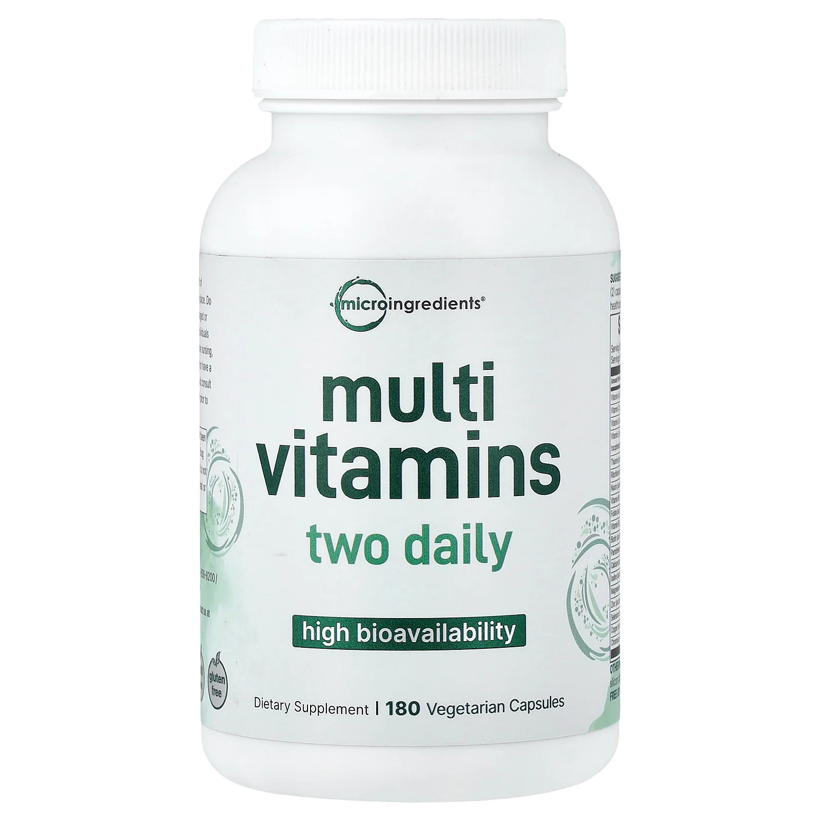 Multi Vitamins, High Bioavailability, 180 Vegetarian Capsules