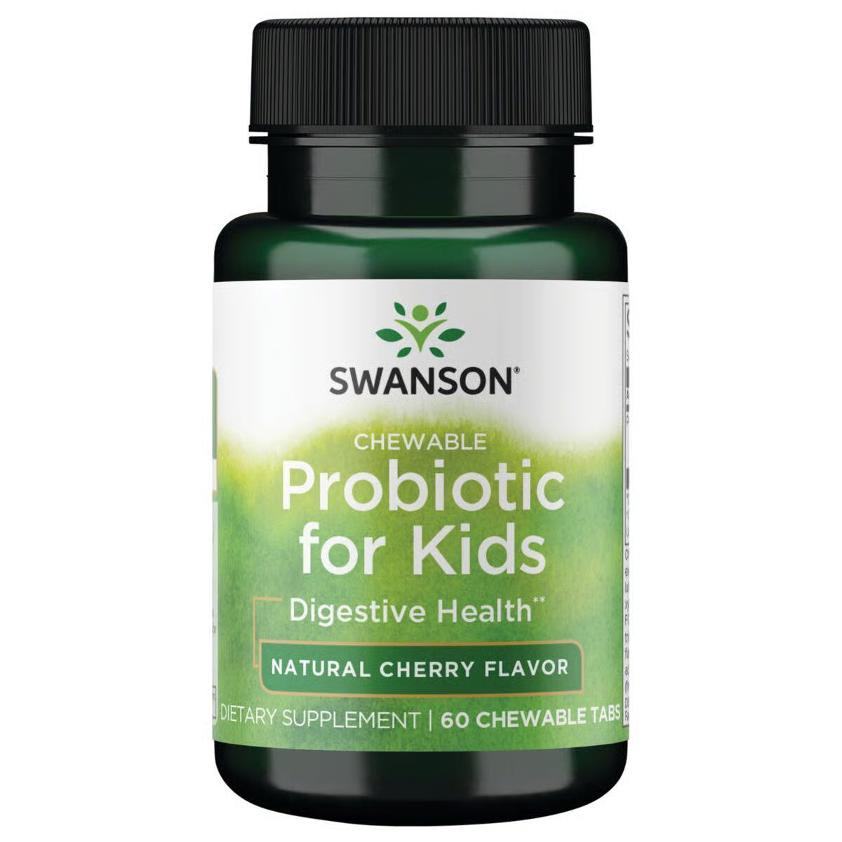 Swanson Probiotic for Kids, Natural Cherry Flavor 3 Billion Cfu 60 Chewable Tabs