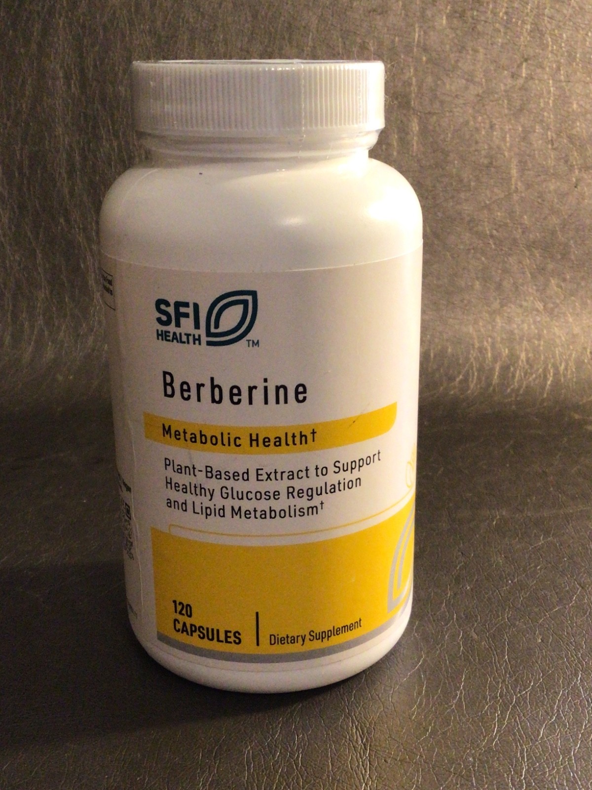 SFI Health Berberine HCI 500mg Supplement 120 Capsules -11/26