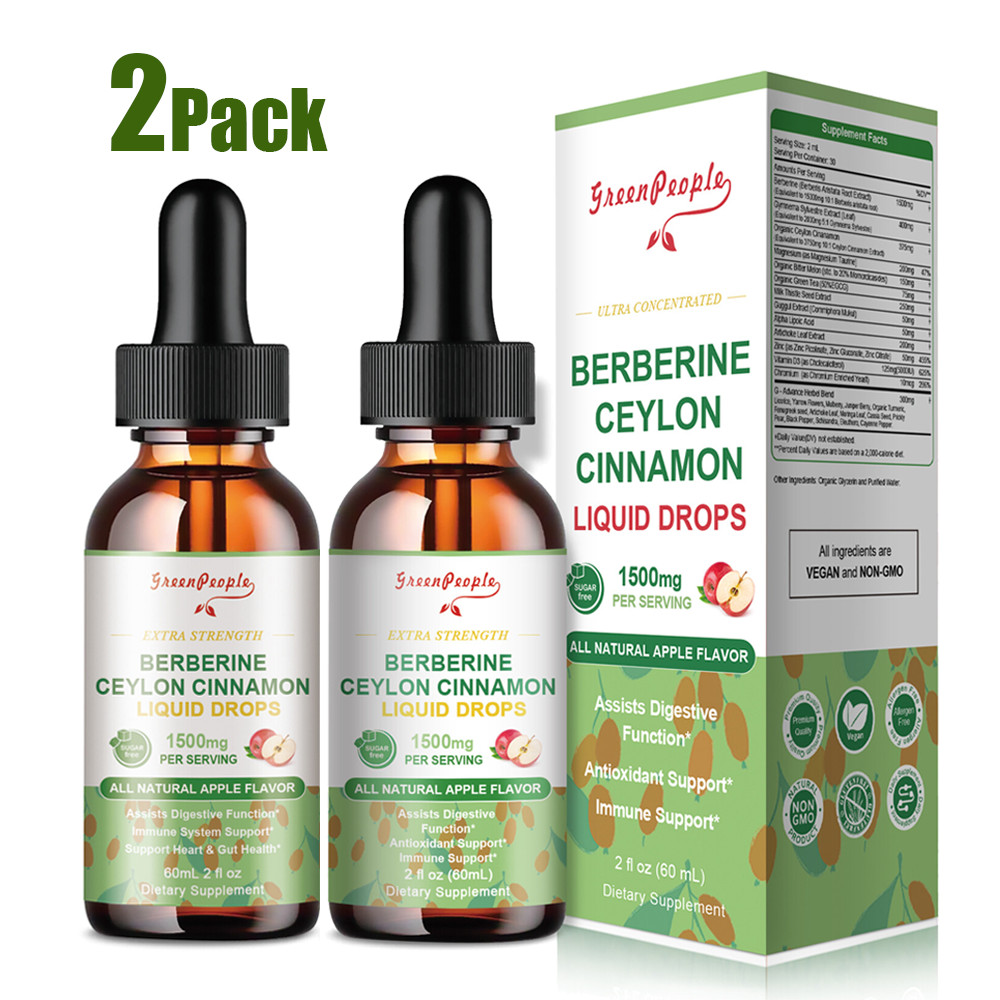 Berberine with Organic Ceylon Cinnamon Support Immune & Digestive Health
