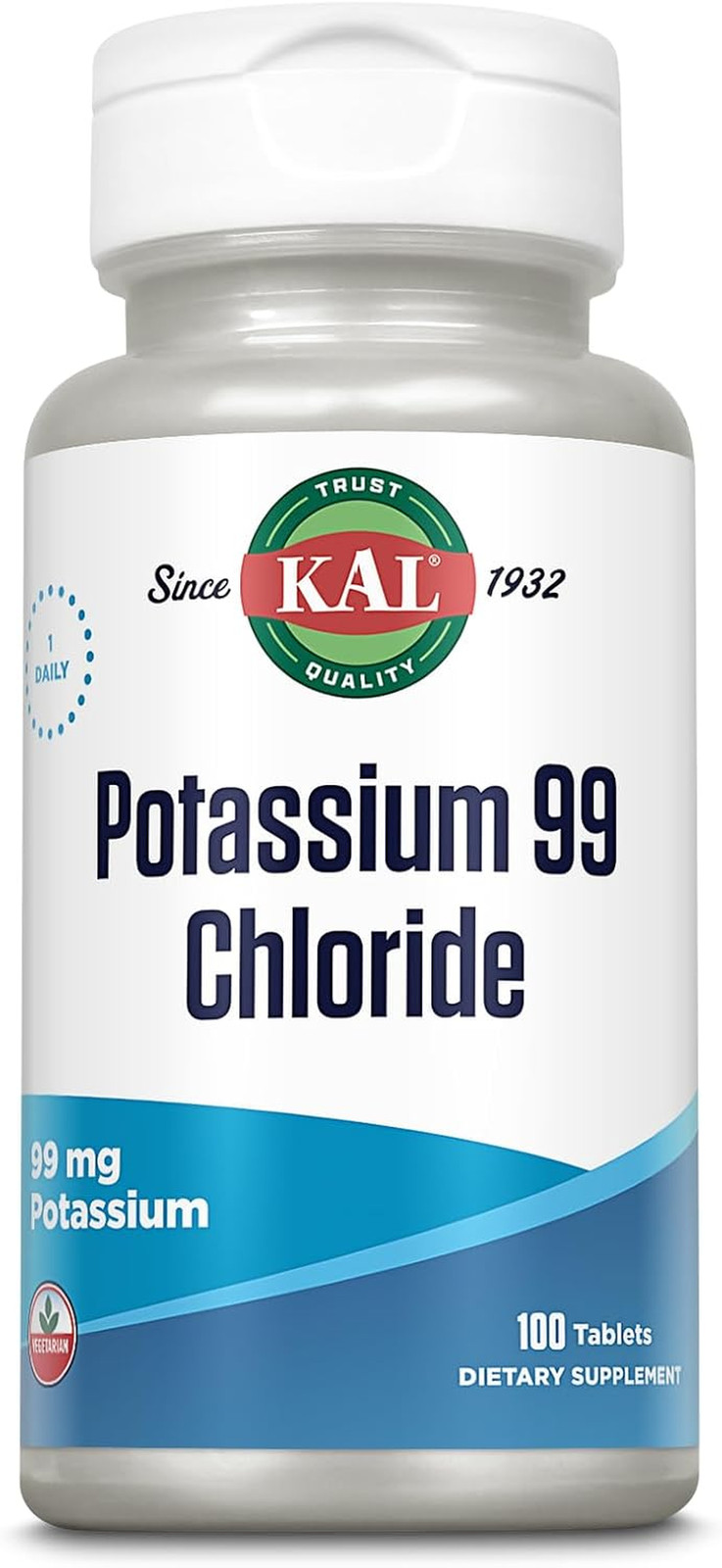 Potassium Chloride 99Mg | Nutritive Electrolyte Support for Bones, Heart, Muscle
