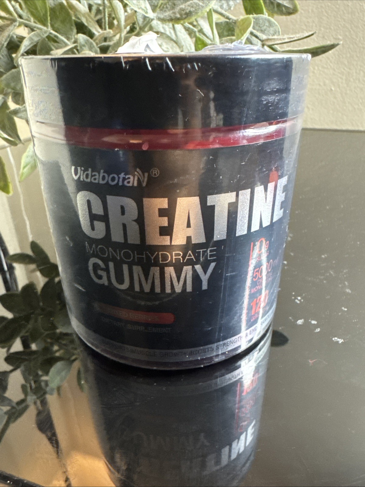 Vidabotan Creatine Monohydrate Gummies 5000mg 120 Gummies Mixed Berries Exp 2-27