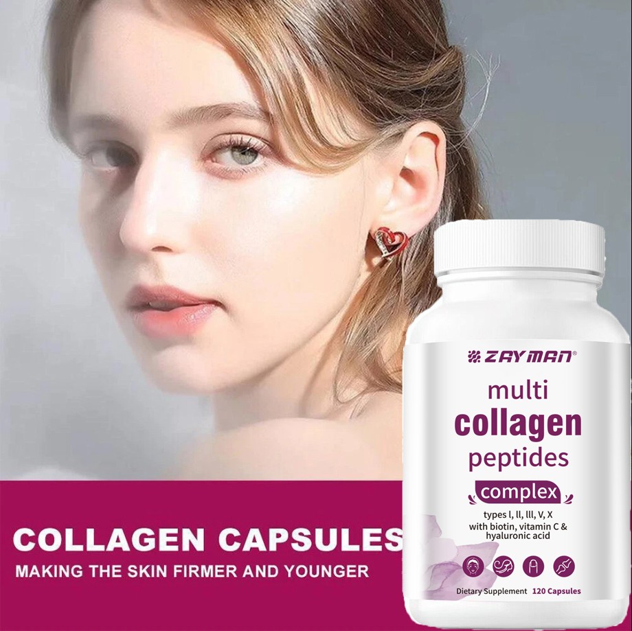 2 – 5  Multi Collagen Complex 360 Capsules Type I II III V X Good For Skin Women