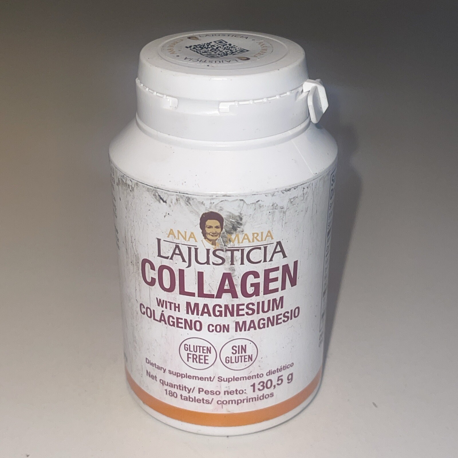Ana Maria Lajusticia Collagen With Magnesium Dietary Supplement 180 Tablets 5 G