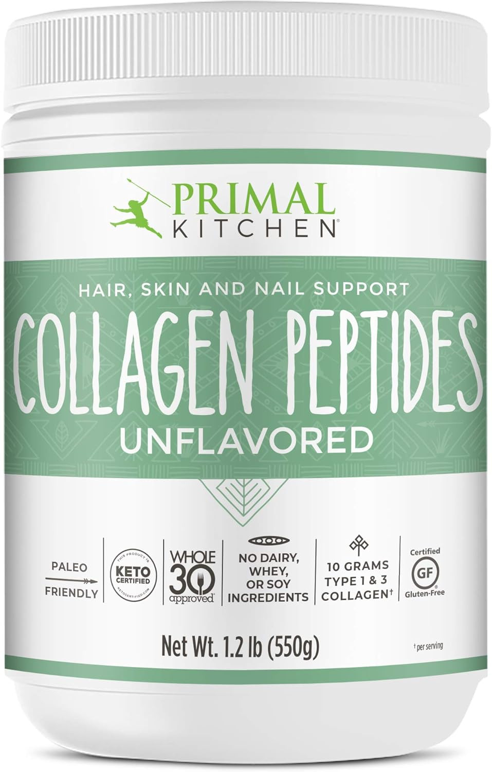 Collagen Peptides, Unflavored Collagen Powder, 1.2 Pounds