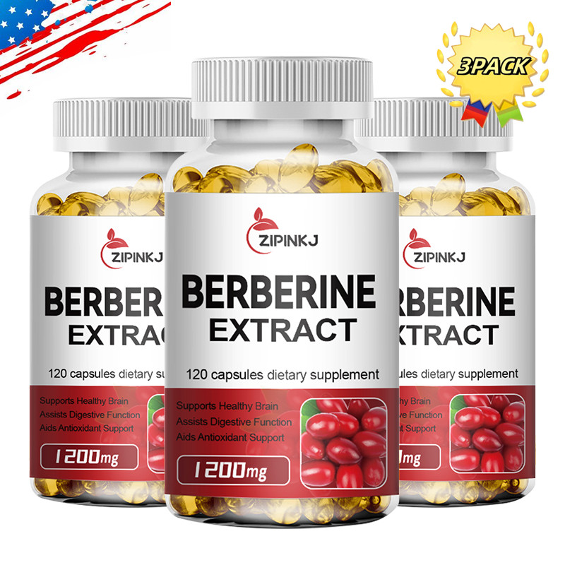 Berberine 1200mg – 360 Pills High Abosorption Blood Sugar Immune 3 Months Supply