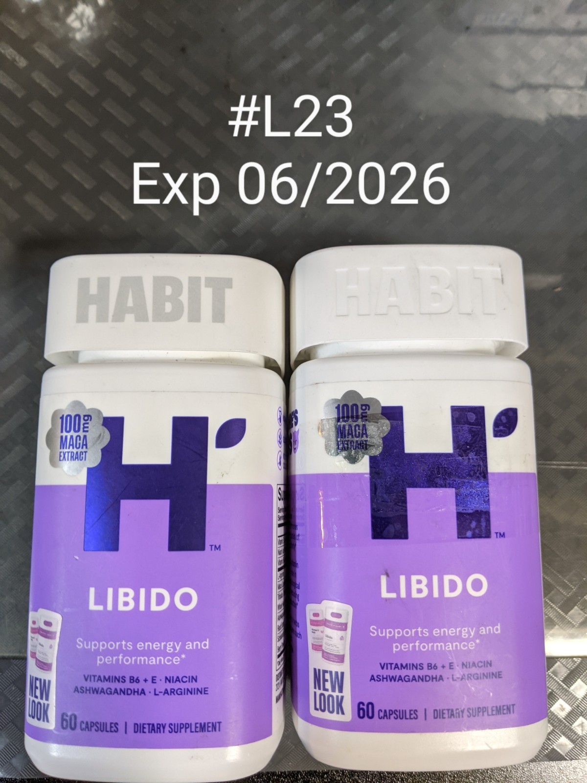 2 Health by Habit Libido Blend (60 Caps/Ea)-Natural Aphrodisiac Blend Exp 06/26