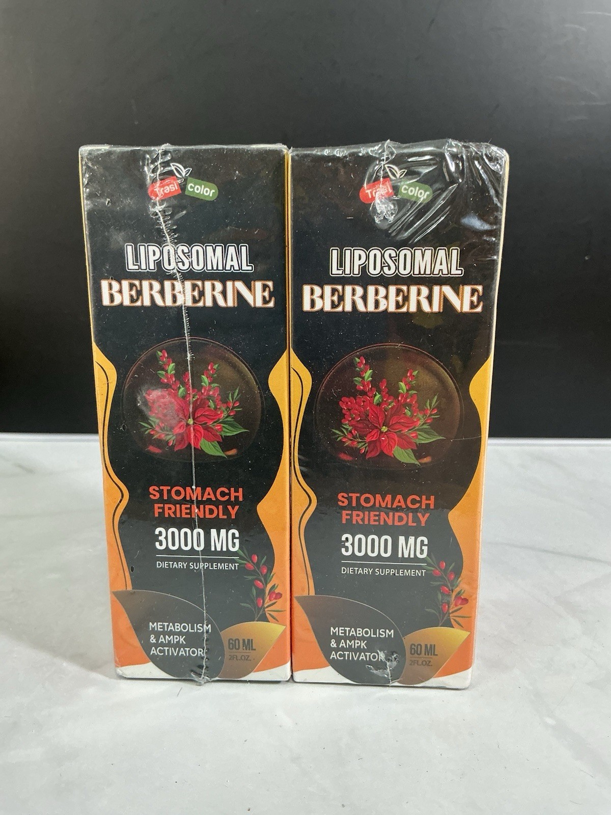 Lot Of 2  Liposomal Berberine HCL Supplement Liquid 3000mg – High Absorption