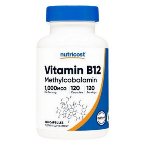 Vitamin B12 Methylcobalamin Capsules 120 Count 1000 Mcg