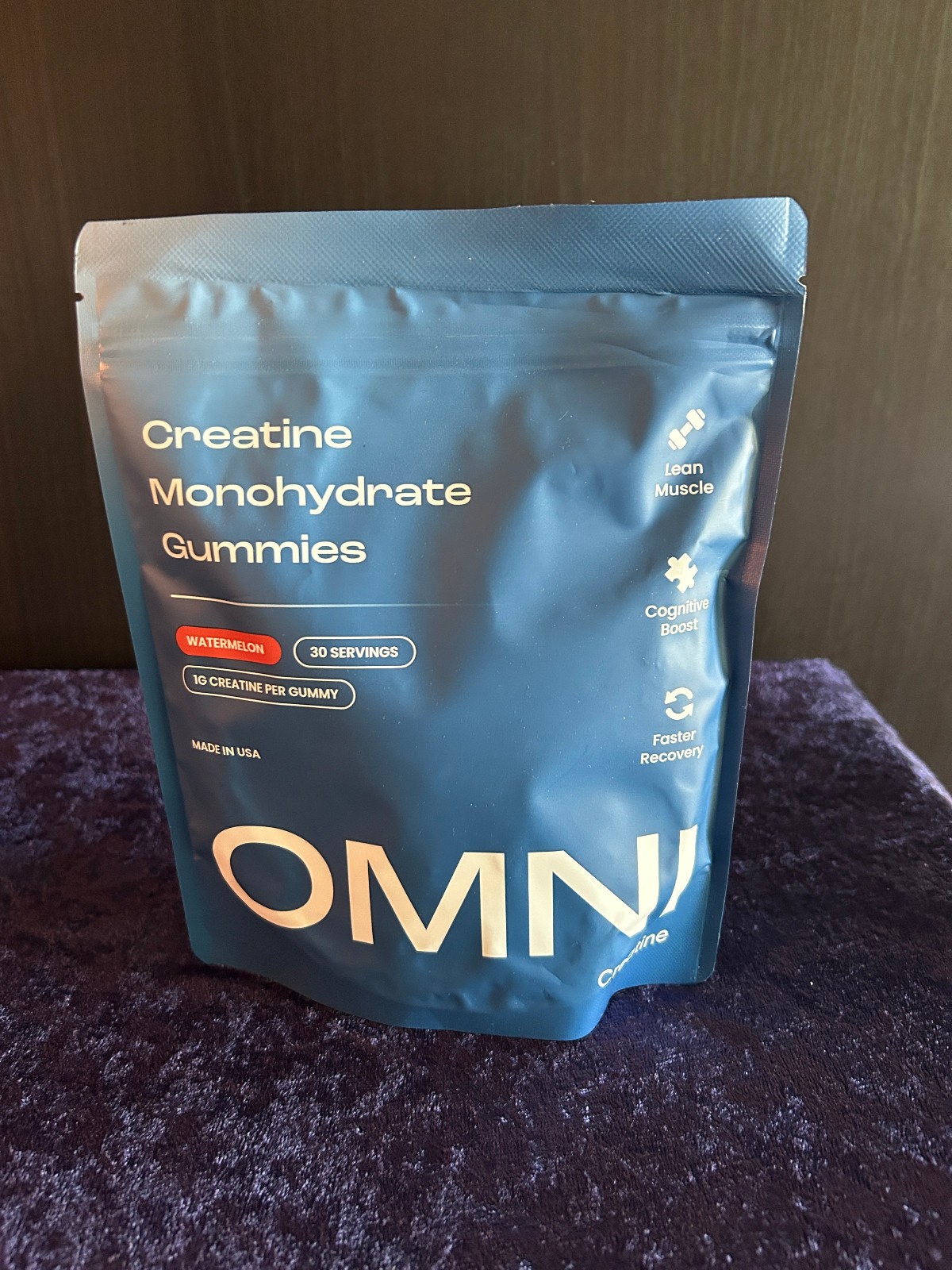 Omni Creatine Monohydrate Gummies – Watermelon – 90 count