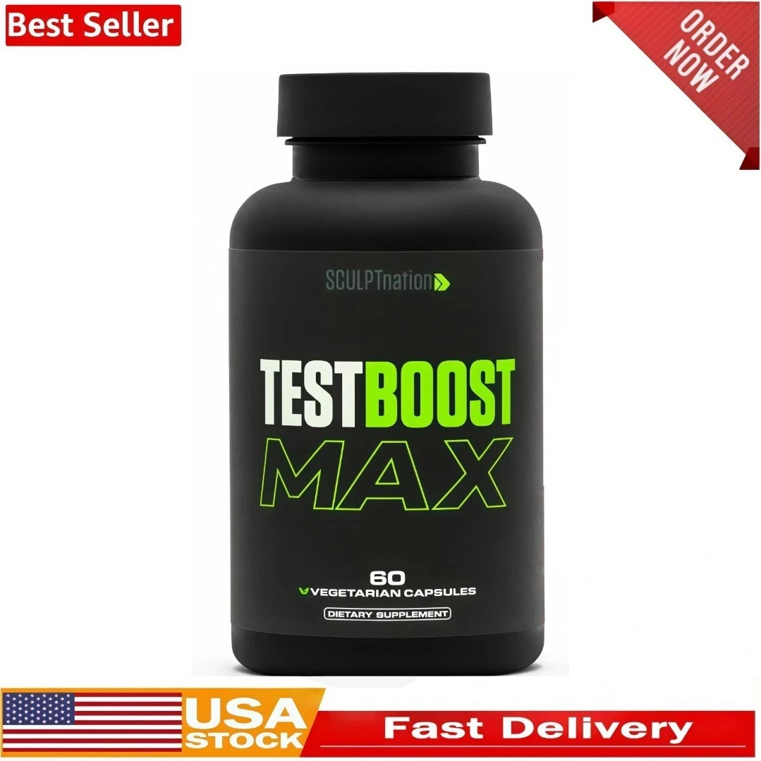 TEST BOOST Max Sculptnation Build Muscle Men Fat Weight Loss – New & Sealed-NEW
