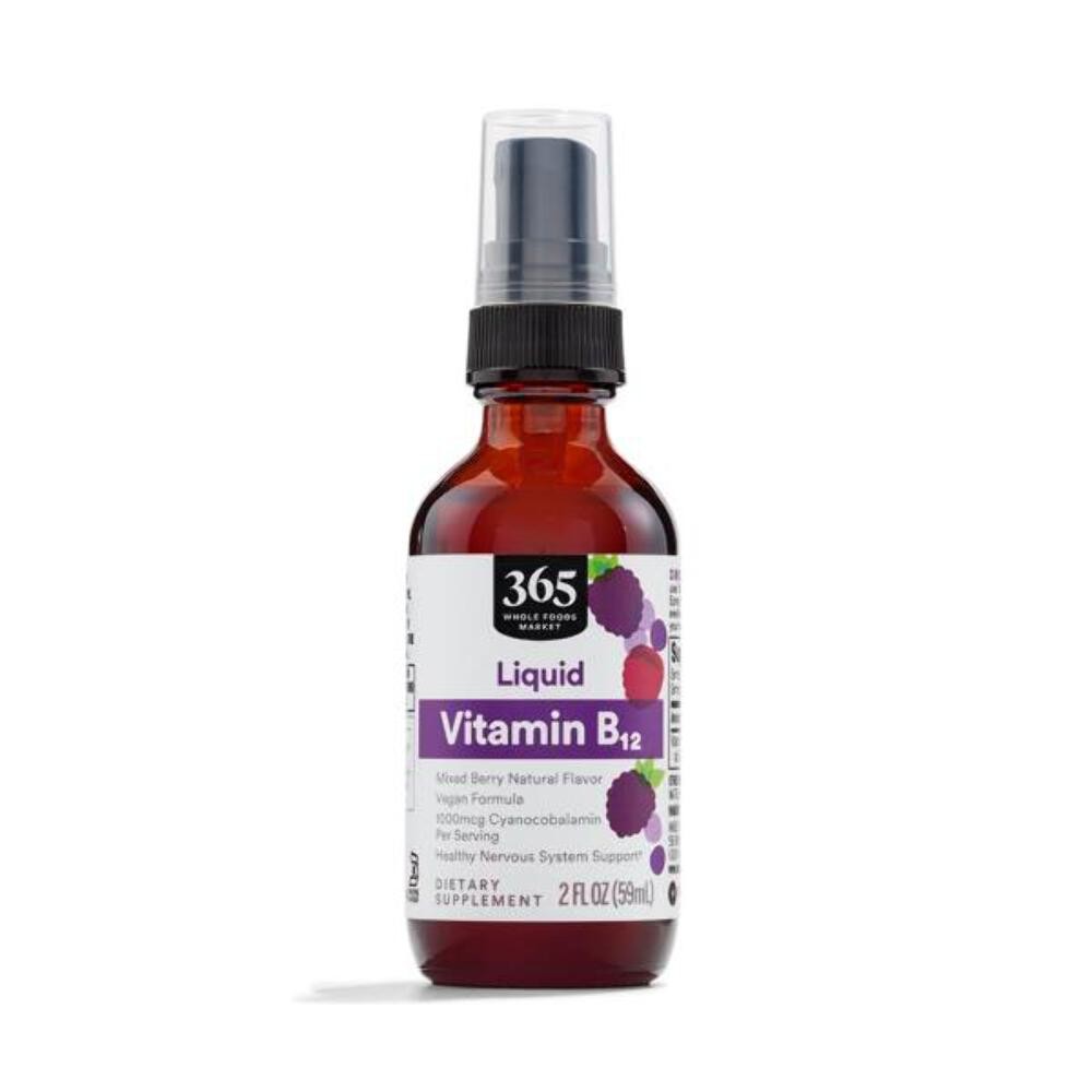 7/18/26 365 by Whole Foods Market, Liquid Vitamin B-12 Spray Mixed Berry Flavor