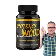 Wood Ginseng Ashwagandha Ginkgo Tribulus Herbal Supplement 60 Capsules-