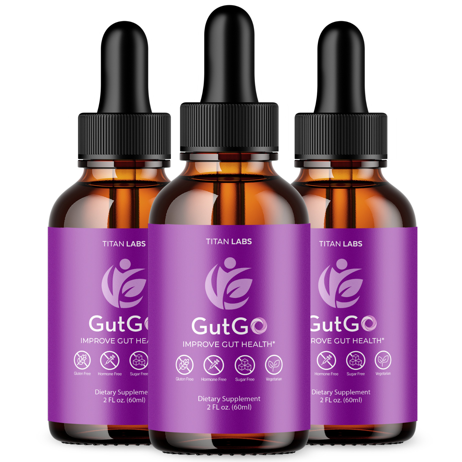 Gut Go Health Supplement – Support for Optimal Digestive Health (3 Pack)
